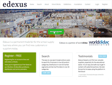 Tablet Screenshot of edexus.com